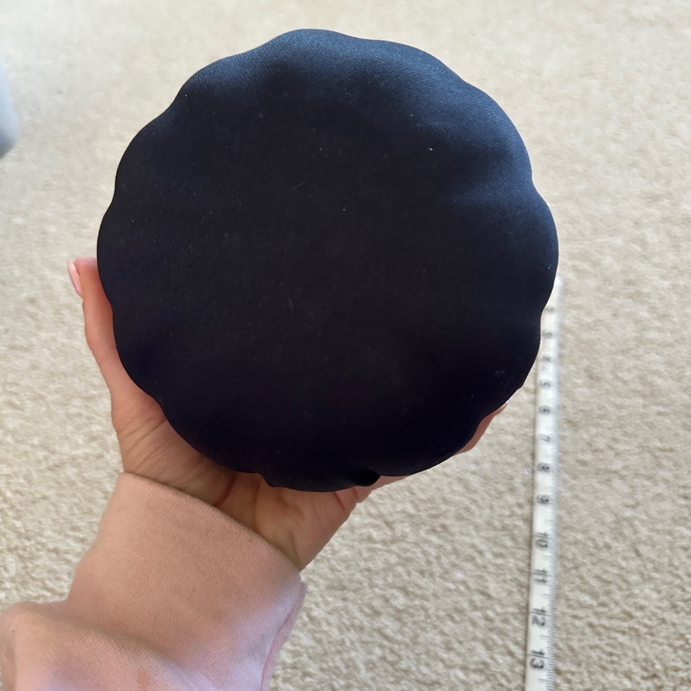 Decorative Black Pumpkin with Glitter Stem - Picture 4 of 4